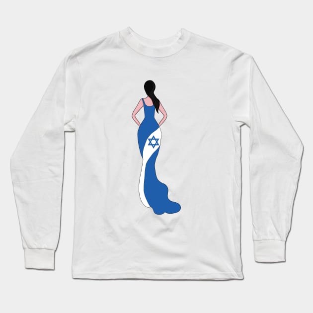 Israel Woman Long Sleeve T-Shirt by DiegoCarvalho